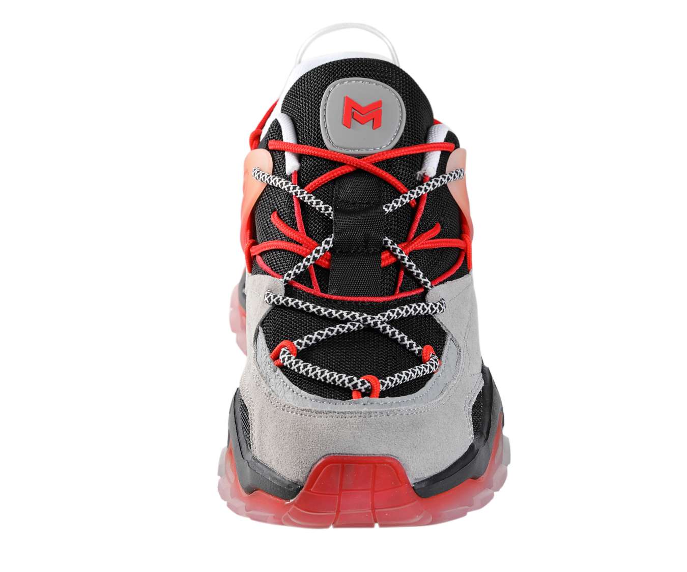 mens red and black sneakers