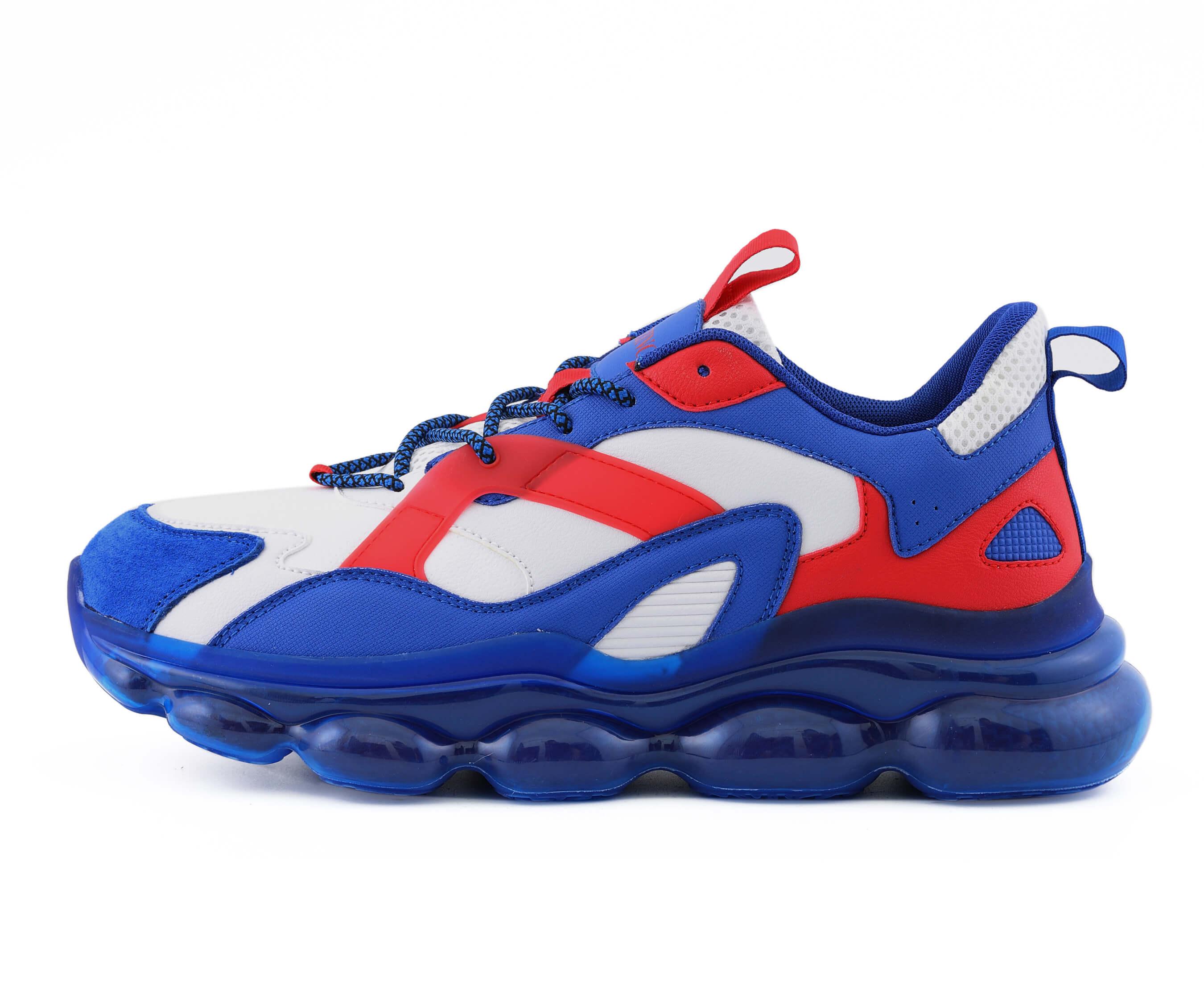 Step Up Your Game: The Allure of Red, White, and Blue Athletic Shoes