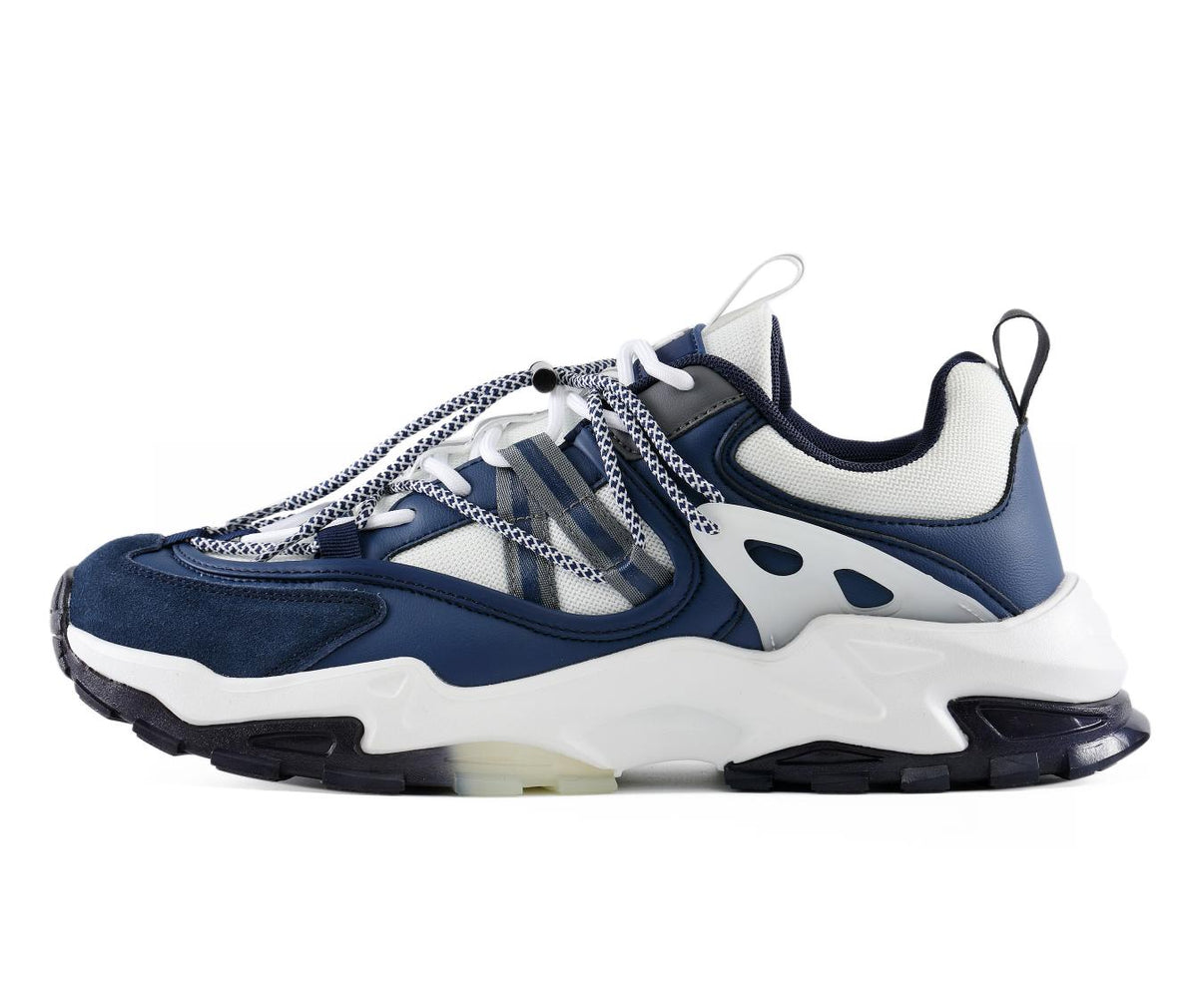 Mazino Logic navy blue chunky sneakers side