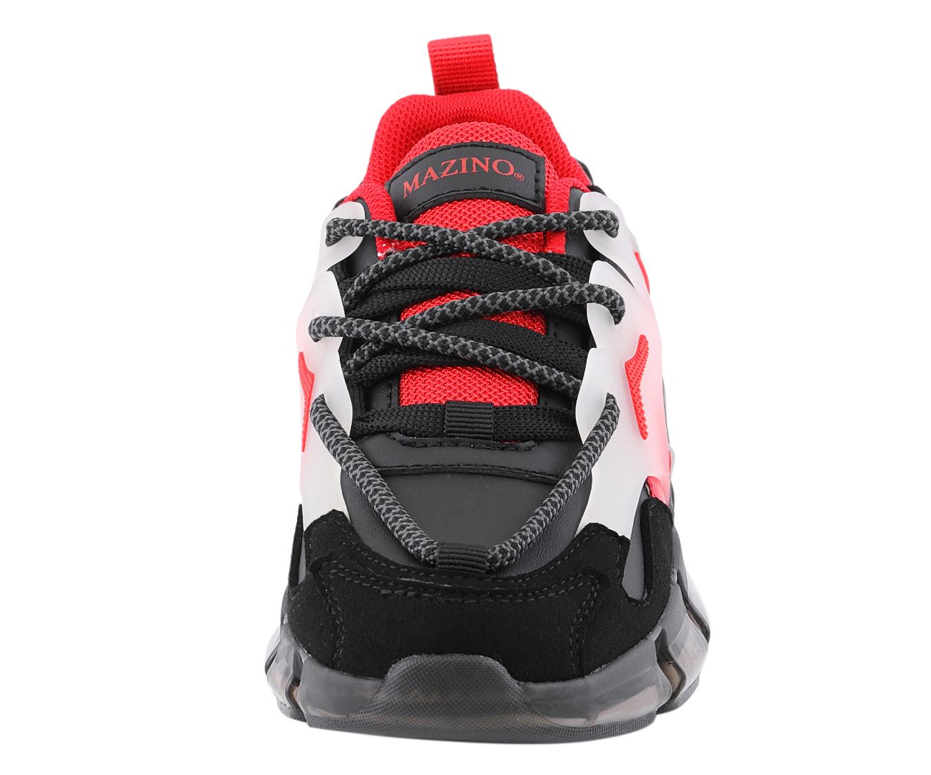 Mazino Arctic red and black sneakers front