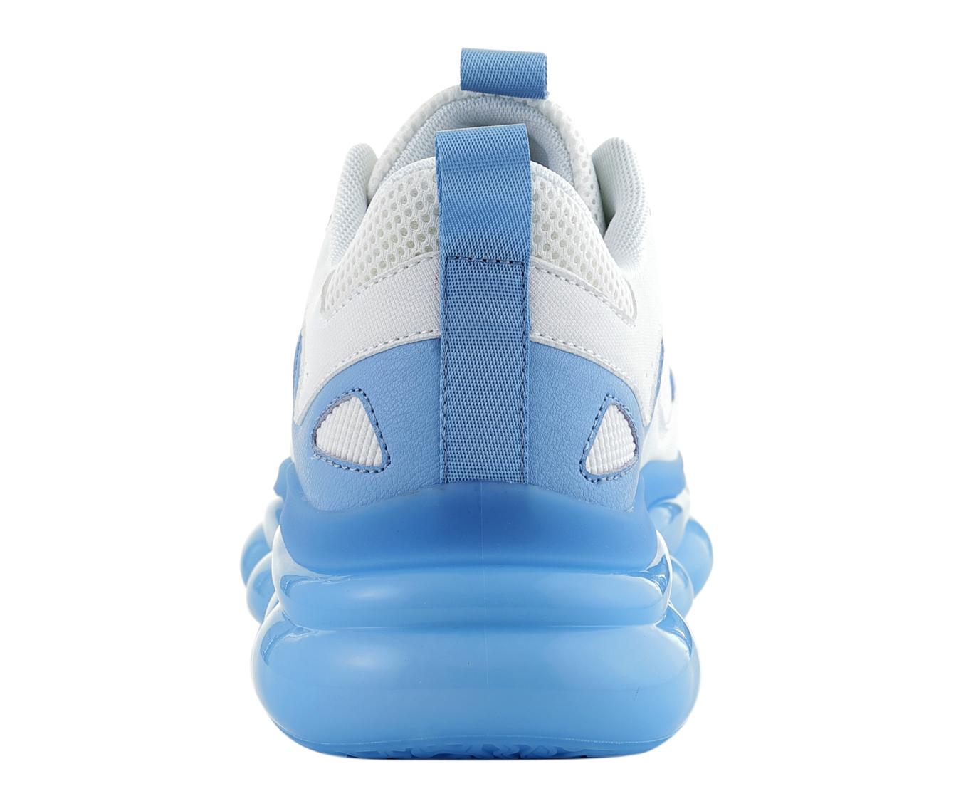 Mazino Eclipse mens blue and white sneakers back