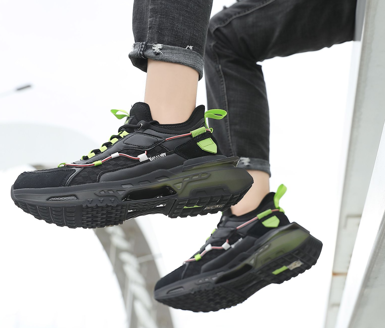 Lime green designer shoes hotsell
