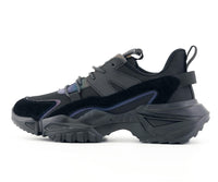all black chunky sneakers