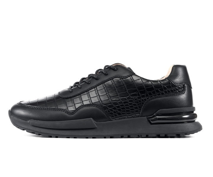 Mazino Hank black fashion sneakers side