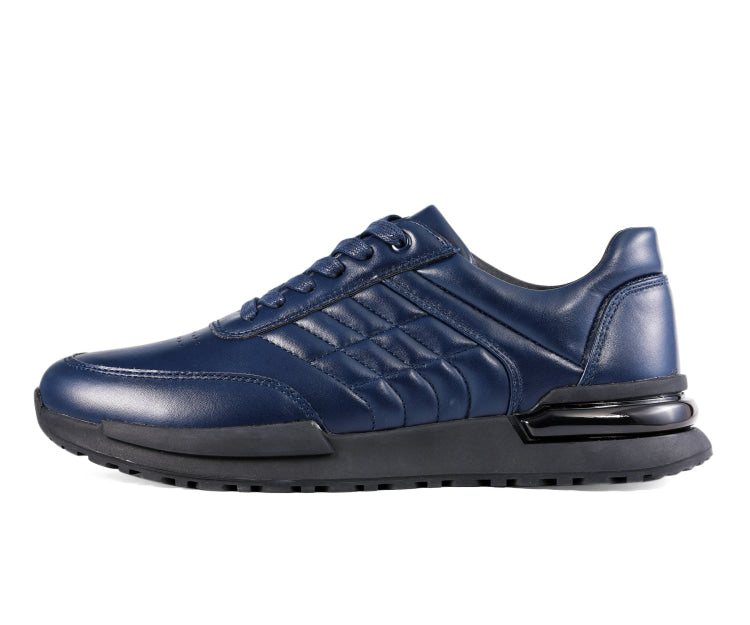 Mazino Huxley navy casual sneakers side