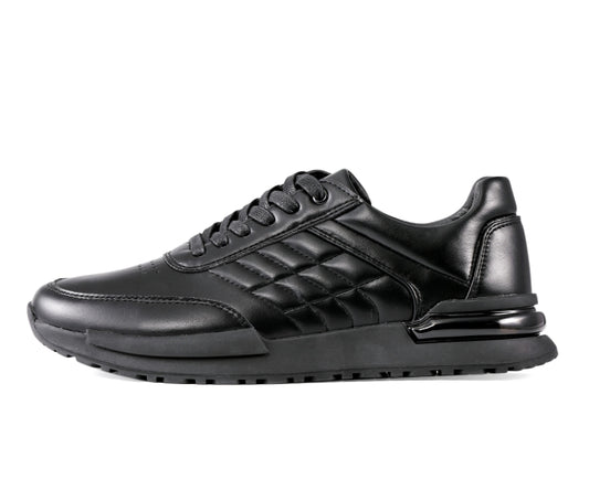 Mazino Huxley casual black sneakers side