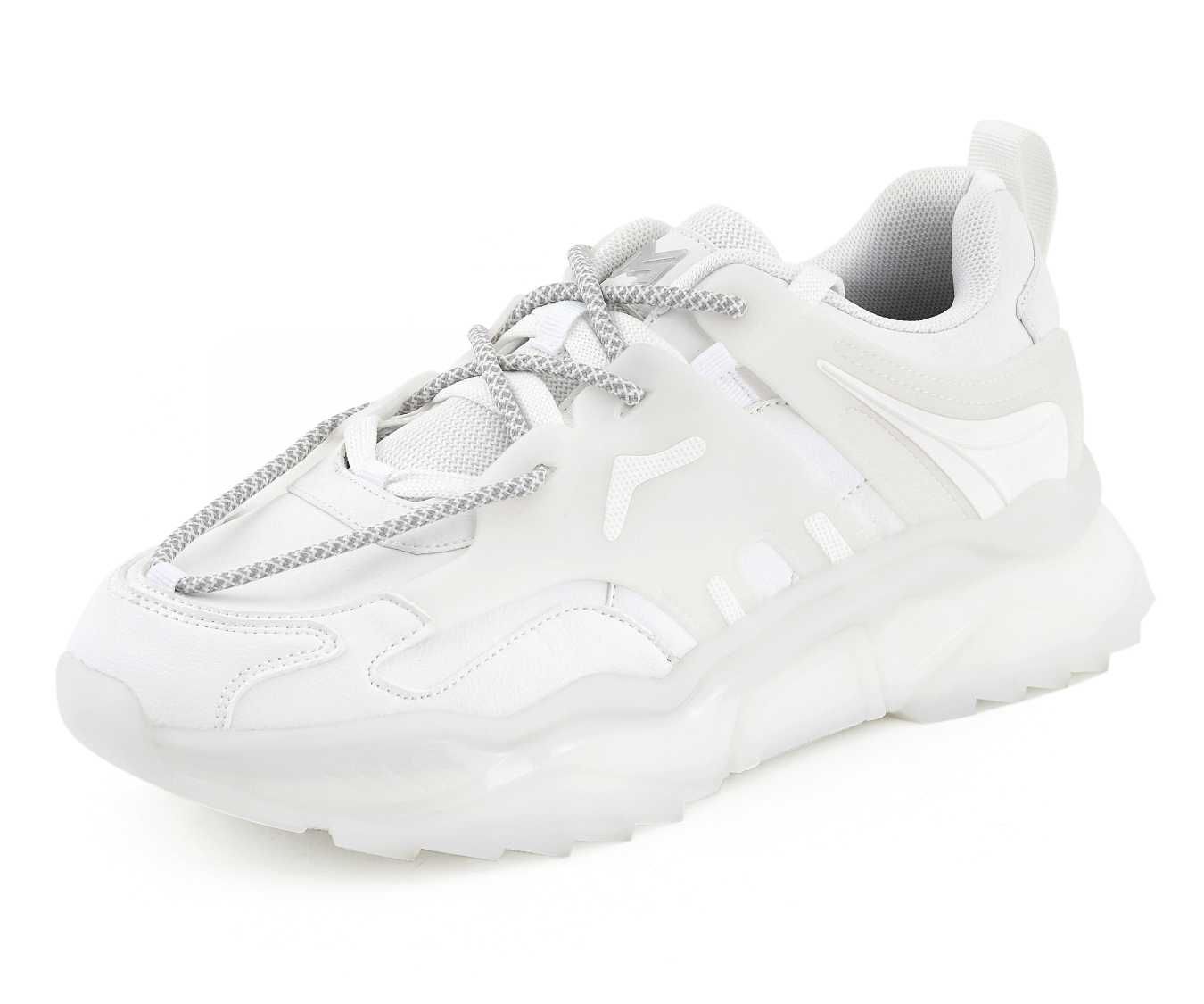 white chunky sneakers