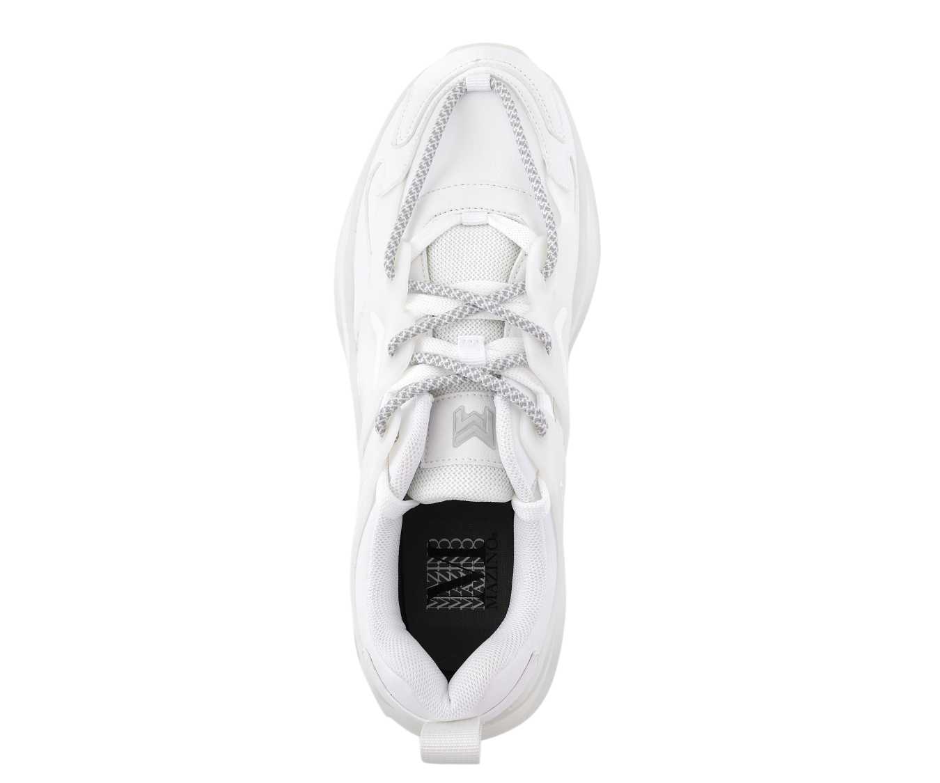 Mazino Arctic 2 white chunky sneakers top