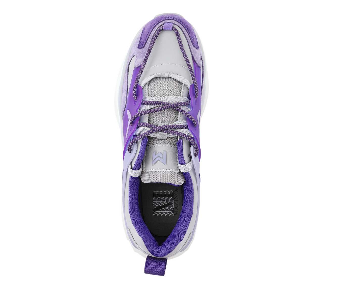 Mazino Arctic mens lavender sneakers top