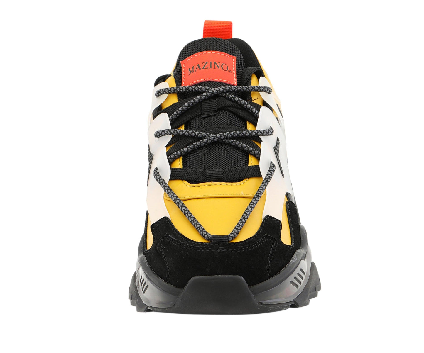 Mazino Arctic mustard yellow sneakers front