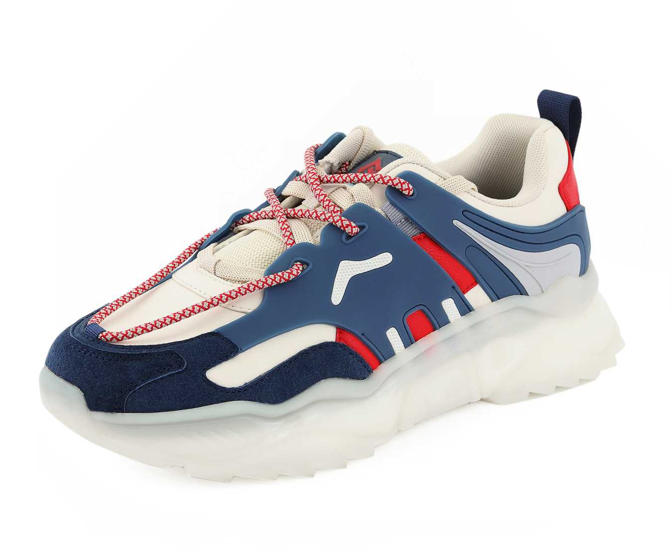 Mazino Arctic navy blue and red sneakers main