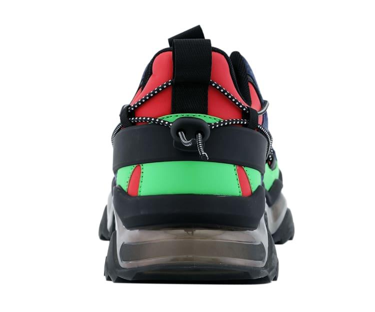 Mazino Dynamite red and green sneakers back