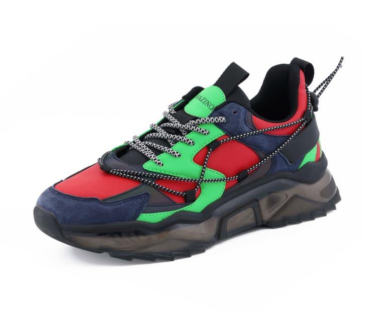 Mazino Dynamite red and green sneakers main