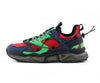 Mazino Dynamite red and green sneakers side