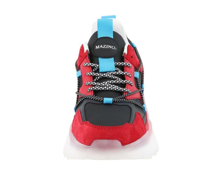 Mazino Dynamite red chunky sneakers front