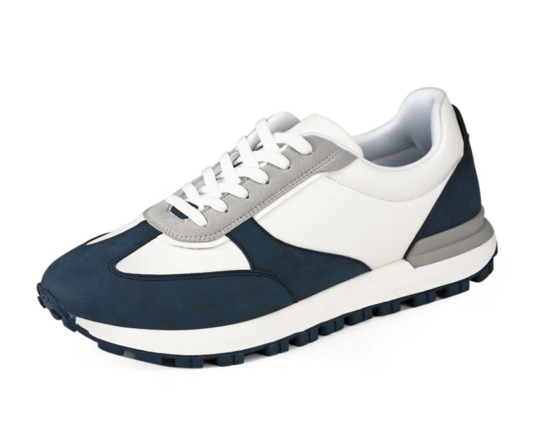 Mazino Gallium navy blue and grey sneakers main