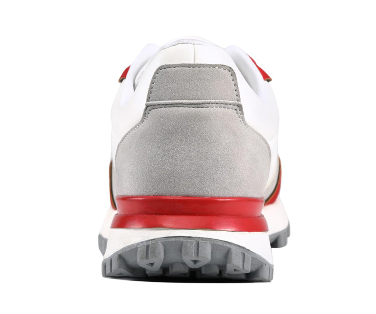 Mazino Gallium red and grey sneakers back