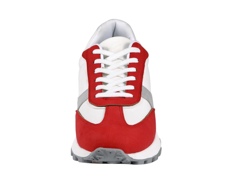 Mazino Gallium red and grey sneakers front