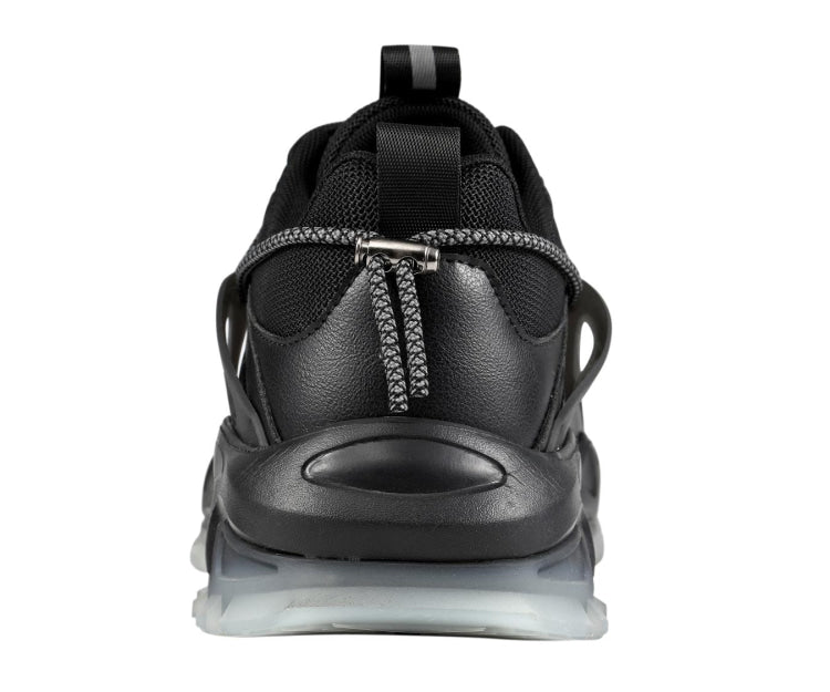 Mazino Logic chunky black sneakers back