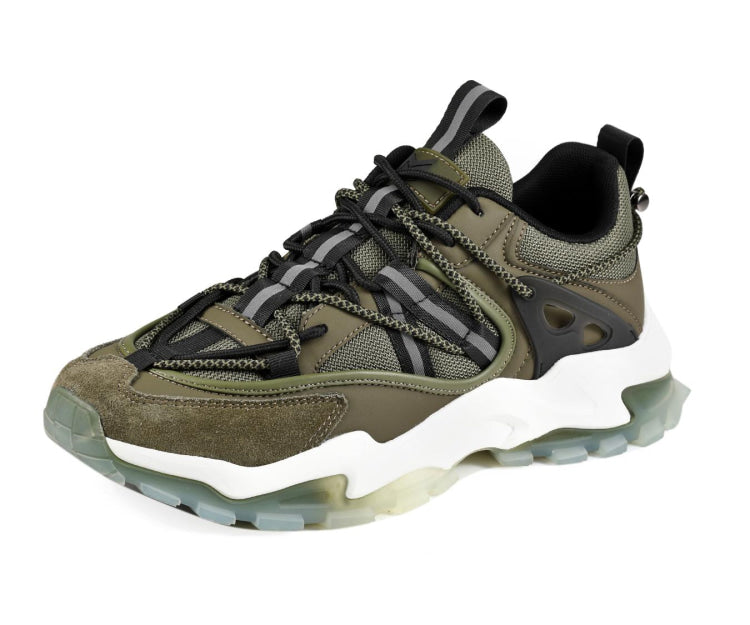 Mazino Logic green chunky sneakers main