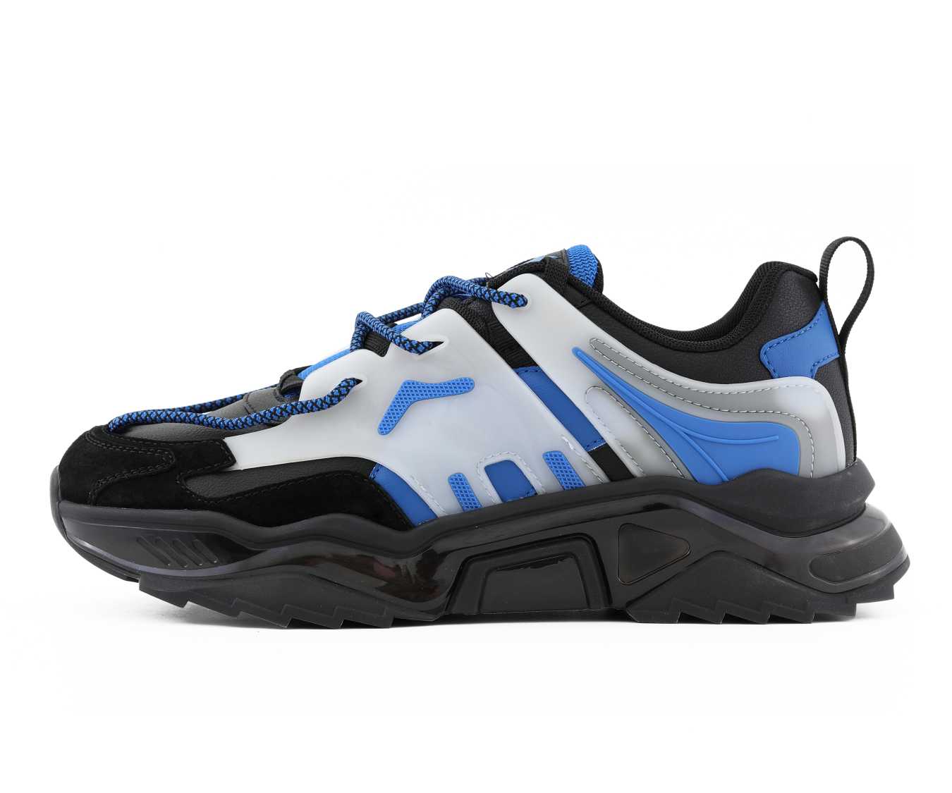 Mazino Arctic 2 royal blue and black sneakers side