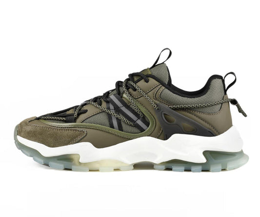 olive green chunky sneakers